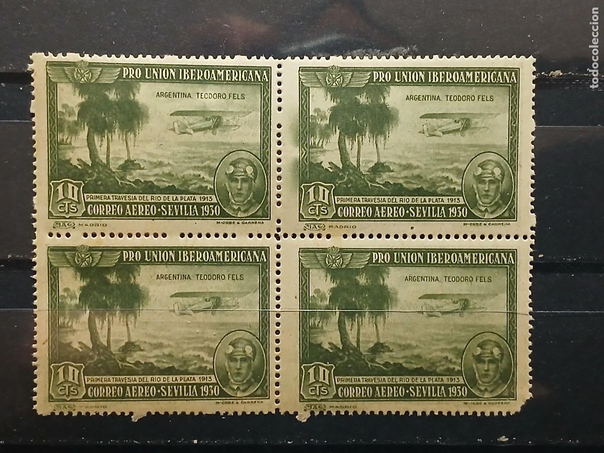 Sellos: A&Ntilde;O 1930 PRO UNION IBEROAMERICANA VALOR CATALOGO 20.00 EUROS