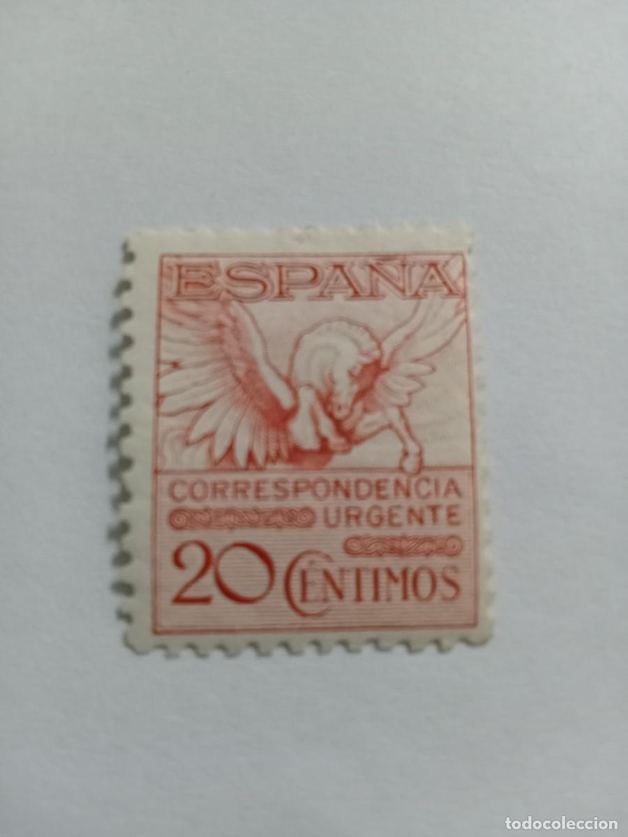 Sellos: ESPA&Ntilde;A A&Ntilde;O 1931, EDIFIL 592A*, SE&Ntilde;AL FIJASELLOS, PEGASO.