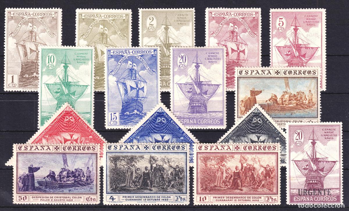 Sellos: ESPA&Ntilde;A DESCUBRIMIENTO DE AMERICA * 531/546 - A&Ntilde;O 1930 - MH