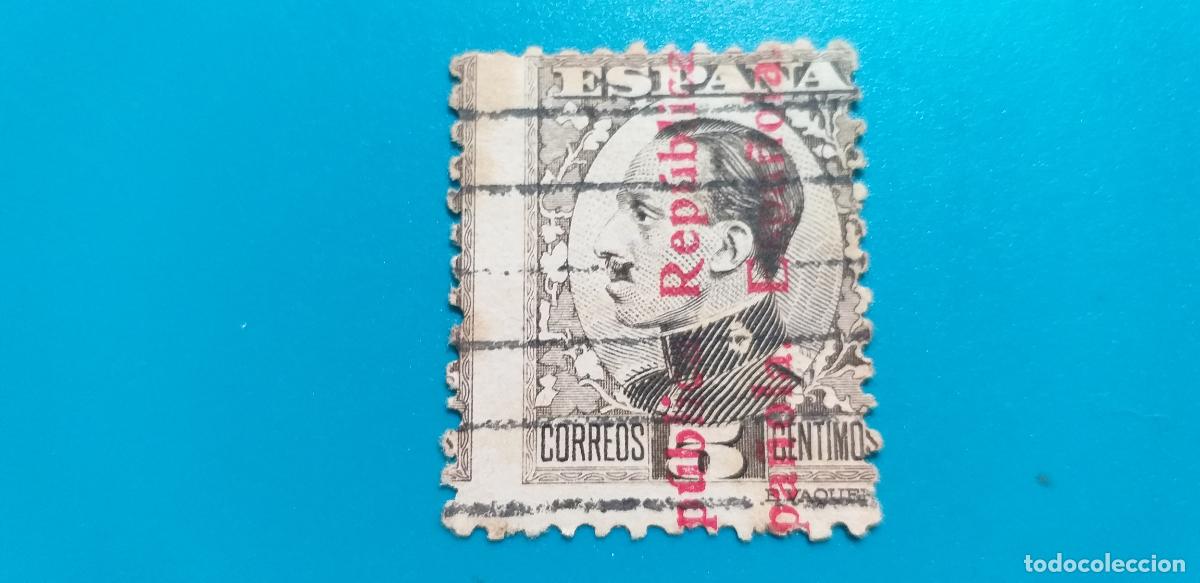 Sellos: USADO. A&Ntilde;O 1931. EDIFIL 594. ALFONSO XIII. SOBRECARGADO