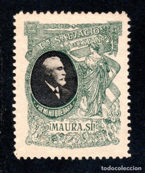 Sellos: &iexcl; MAURA, SI ! LA SALVACI&Oacute;N DE ESPA&Ntilde;A. &rdquo;...POR MI NO QUEDAR&Aacute;...&rdquo;