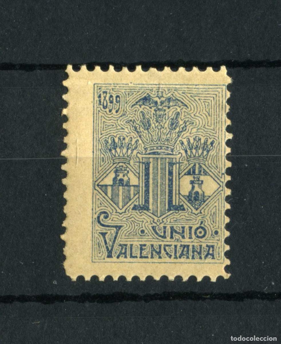 Sellos: XS- VALENCIA 1899 VI&Ntilde;ETA REGIONALISTA Unio Valenciana