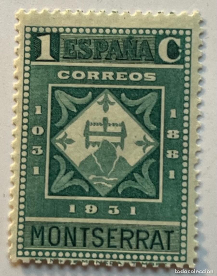 Sellos: 1936 Montserrat MNH** centrado color goma