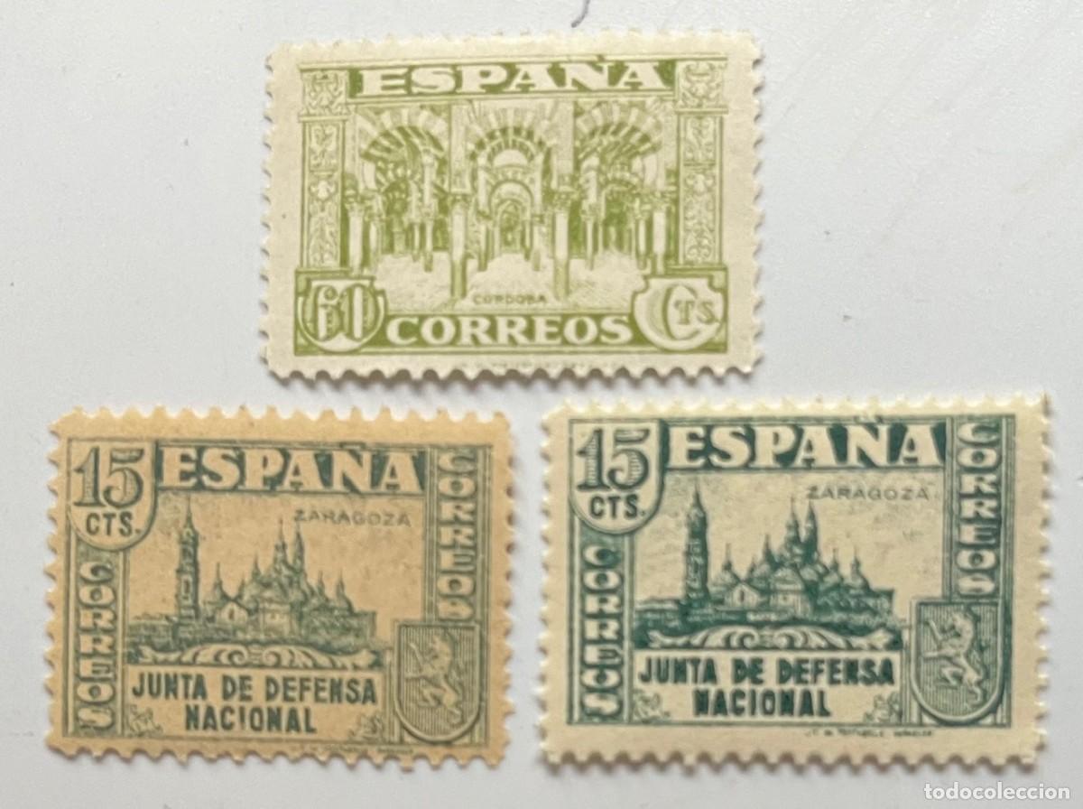 Sellos: 1936 defensa nacional,MNH** centrado,goma,color