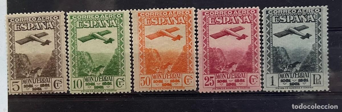 Sellos: 1931 monasterio de Montserrat,MNH**centrados color goma,numerados