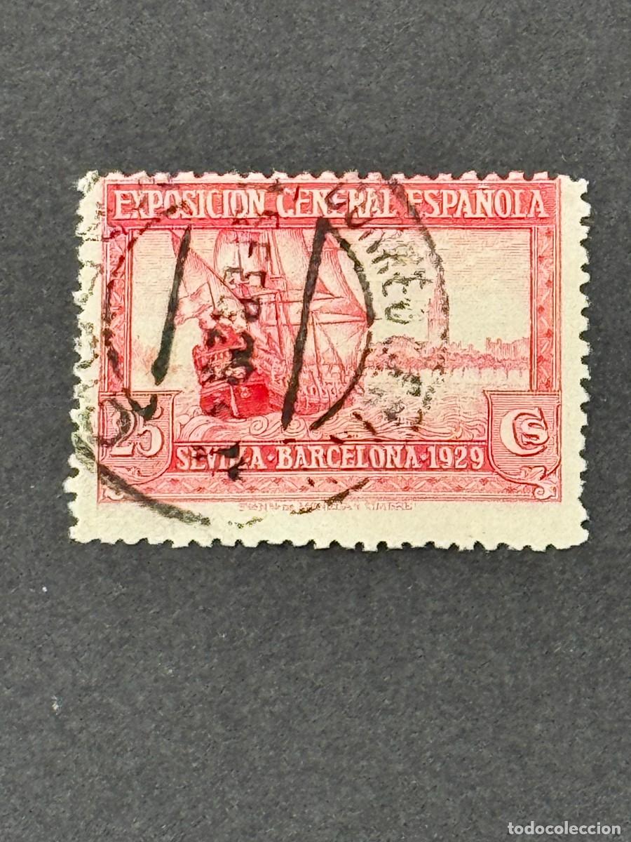 Sellos: Pro Exposiciones de Sevilla y Barcelona, 1929, Edifil 440, usado