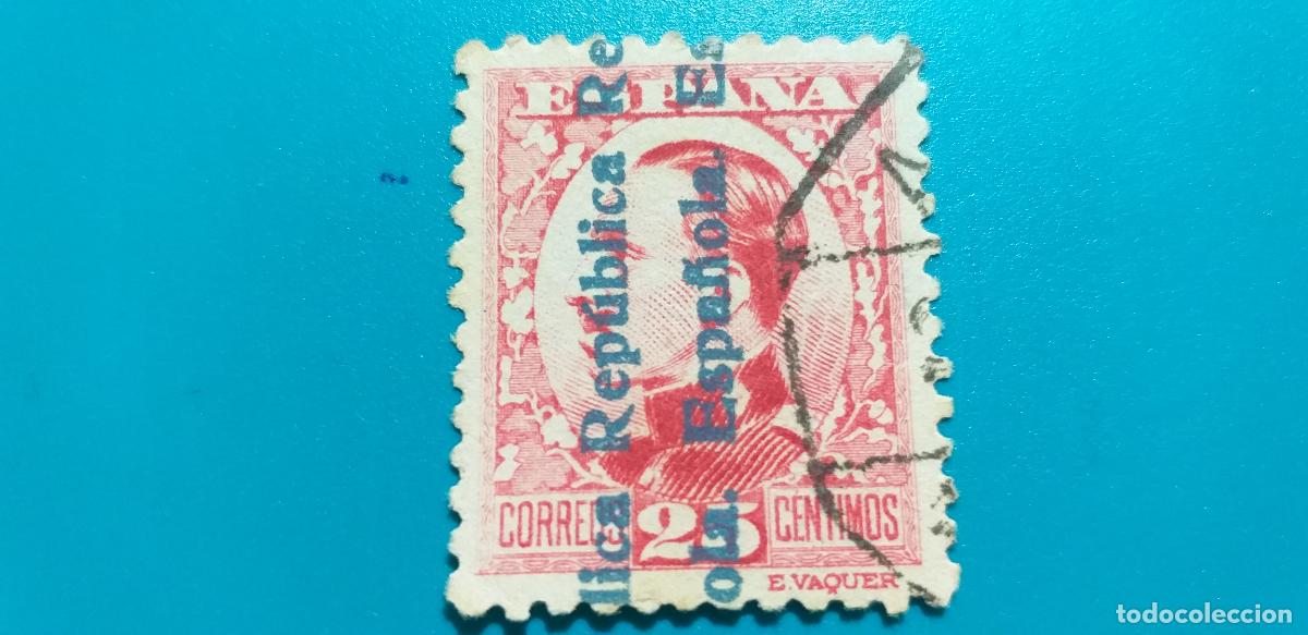 Sellos: USADO. A&Ntilde;O 1931. EDIFIL 598. ALFONSO XIII. SOBRECARGADO