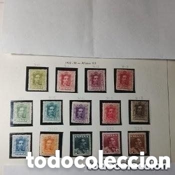 Sellos: ESPA&Ntilde;A 1922 - EDIFIL 310/323 - ALFONSO XIII - TIPO VAQUER- MH/MNH..323 MNH