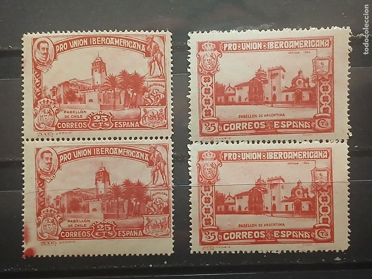 Sellos: A&Ntilde;O 1930 PRO UNION IBEROAMERICANA VALOR CATALOGO 4.80 EUROS