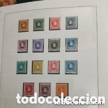 Sellos: ESPA&Ntilde;A..REINADO ALFONSO XIII 1901. EDIFIL 241/55 .MNH..MH.CON Y SIN FIJASELLOS .BUEN COLOR. SERIE CO