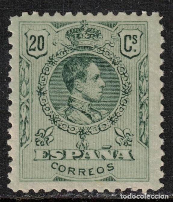 Sellos: ESPA&Ntilde;A ALFONSO XIII MEDALLON * 272 - A&Ntilde;O 1909 - MH - LUJO
