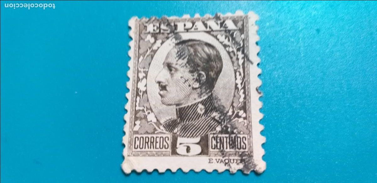 Selos: USADO. A&Ntilde;O 1930-1931. EDIFIL 491. ALFONSO XIII. TIPO VAQUER de perfil.