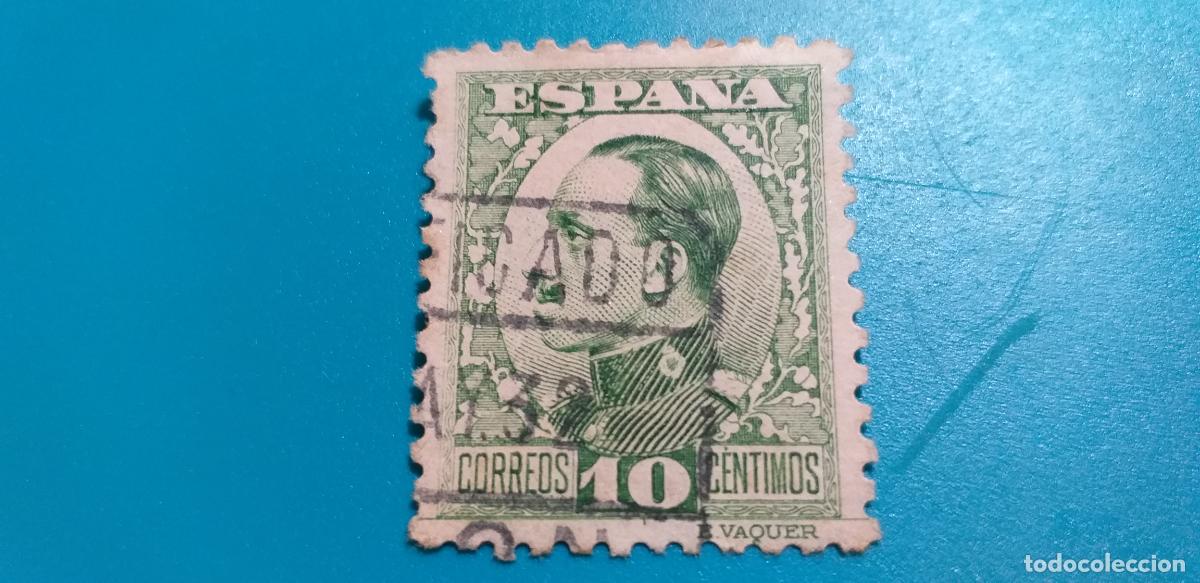 Selos: USADO. A&Ntilde;O 1930-1931. EDIFIL 492. ALFONSO XII. TIPO VAQUER DE PERFIL.