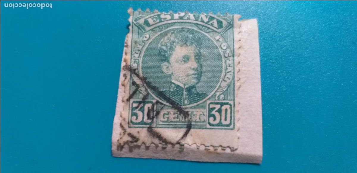 Sellos: Usado. A&ntilde;o 1901. EDIFIL 249. Alfonso XIII. Tipo cadete.