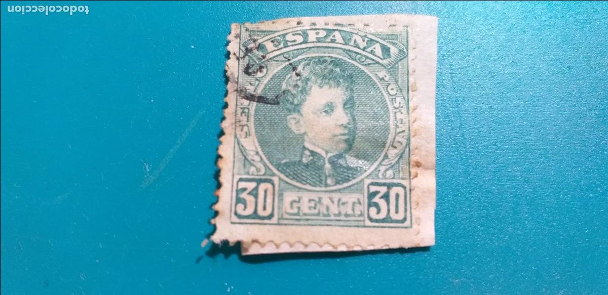Selos: Usado. A&ntilde;o 1901. EDIFIL 249. Alfonso XIII. Tipo cadete.