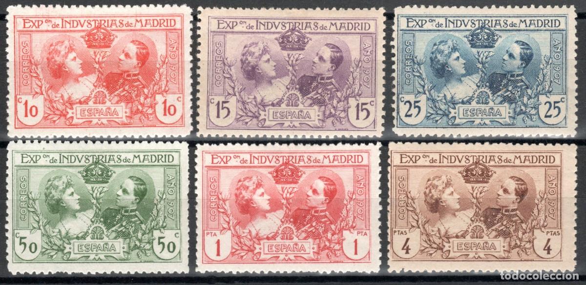 Sellos: EDIFIL SR1-SR6 EXPOSICI&Oacute;N DE INDUSTRIAS DE MADRID 190 (SERIE COMPLETA) . VALOR CAT&Aacute;LOGO: 80 &euro;. MH *