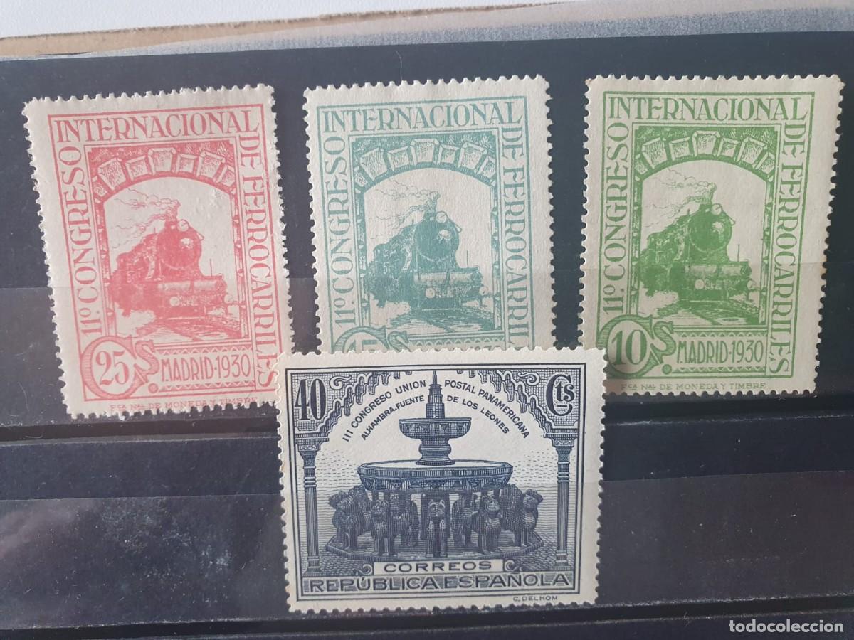 Sellos: LOTE SELLOS NUEVOS ** ESPA&Ntilde;A FERROCARRILES ESPA&Ntilde;A 1930