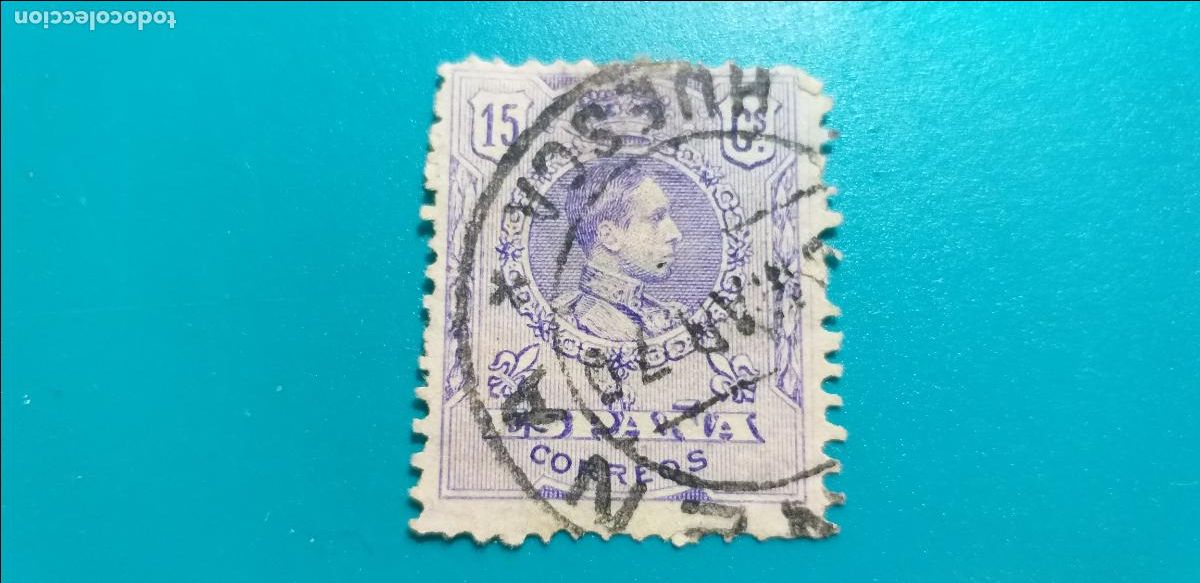 Sellos: USADO. EDIFIL 270. A&ntilde;o 1909-1922. ALFONSO XIII. TIPO MEDALLON