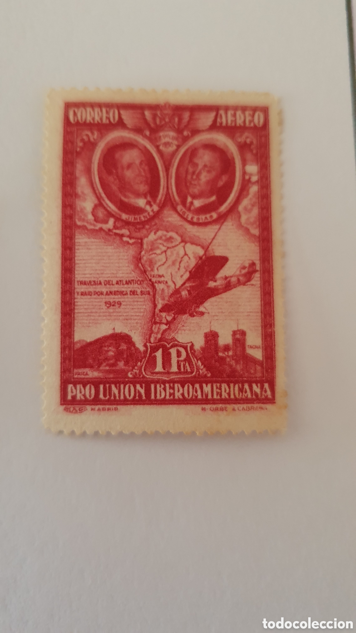 Sellos: Edifil 589 pro uni&oacute;n iberoamericana 1930
