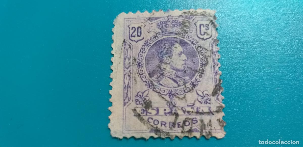Sellos: USADO. EDIFIL 273. A&ntilde;o 1909-1922. ALFONSO XIII. TIPO MEDALLON