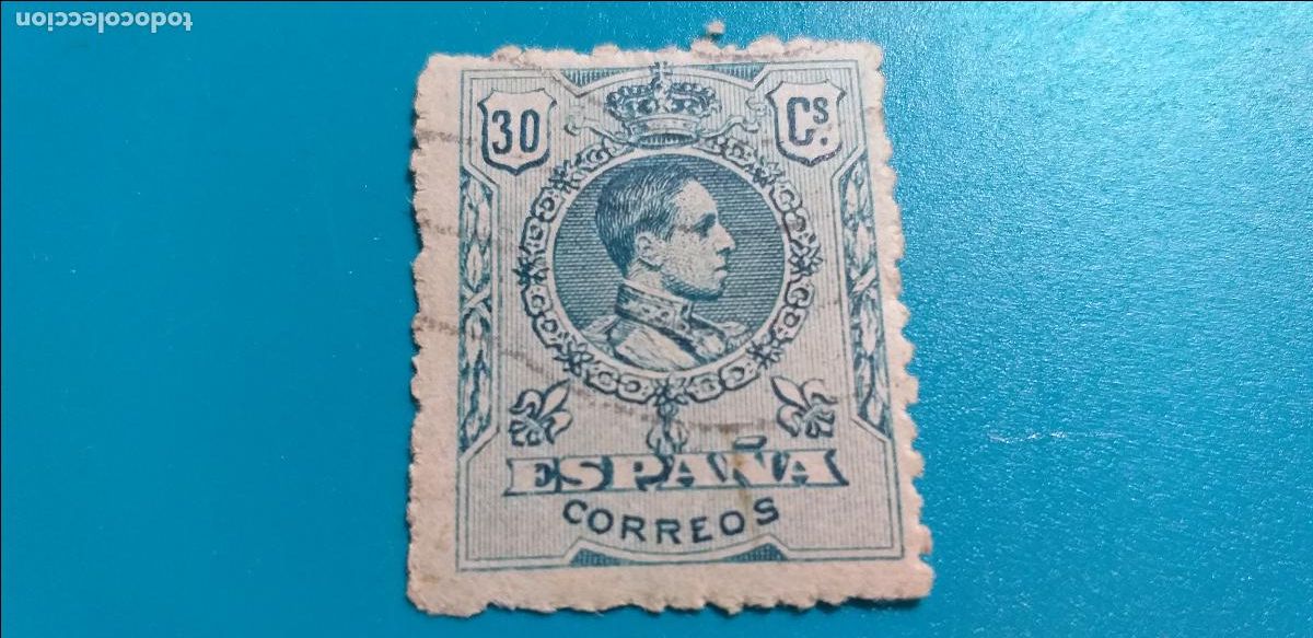 Sellos: USADO. EDIFIL 275. A&ntilde;o 1909-1922. ALFONSO XIII. TIPO MEDALLON
