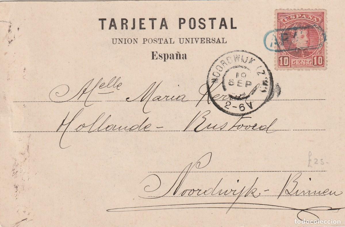 Sellos: Alfonso XIII, cadete. Carteria Eraya, Alava.