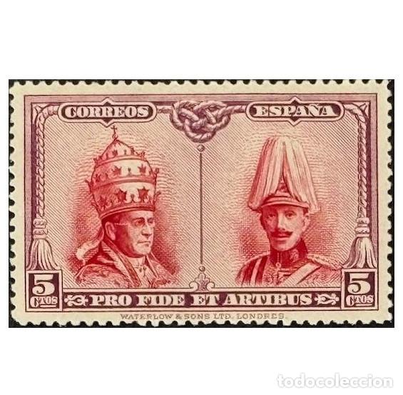 Sellos: Edifil 406 sello nuevo Espa&ntilde;a 1928 MH * Pro Catacumbas los de la imagen con fija sellos nuevos