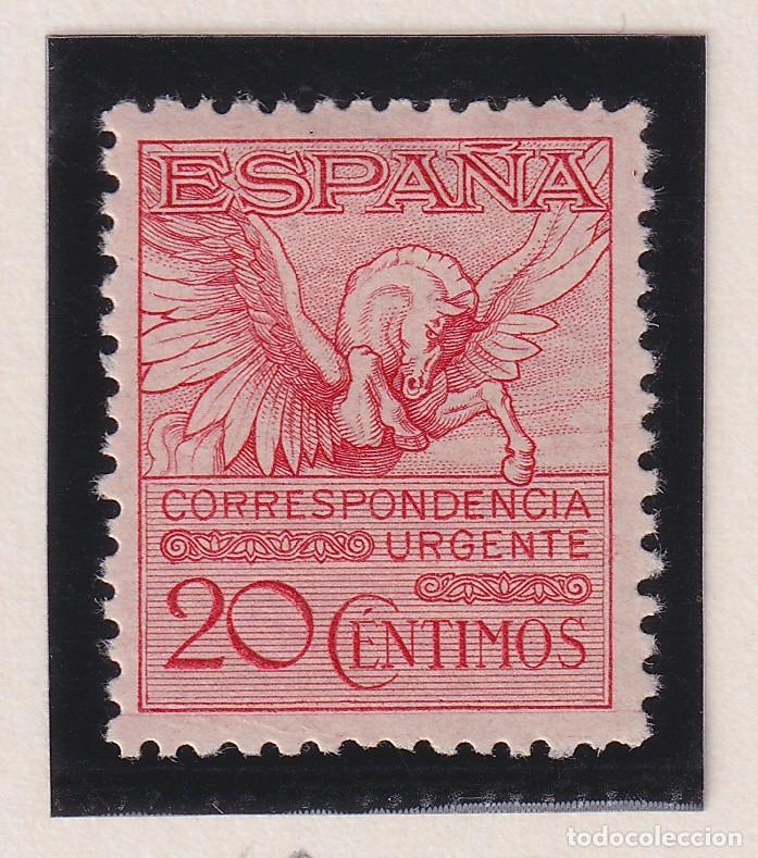 Sellos: ESPA&Ntilde;A - CORRESPONDENCIA URGENTE - 20 CENTIMOS - NUEVO CON GOMA Y NUMERACION AL DORSO