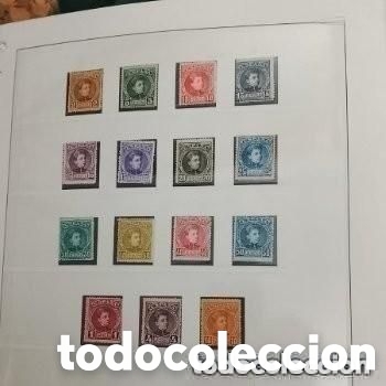 Sellos: ESPA&Ntilde;A..REINADO ALFONSO XIII 1901. EDIFIL 241/55 .MNH..MH.CON Y SIN FIJASELLOS .BUEN COLOR. SERIE CO