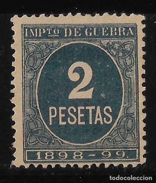 Sellos: 1898 CIFRA 2 PESETA NUEVO SIN GOMA (EL DE LA IMAGEN)
