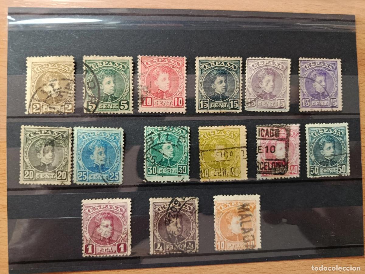 Sellos: sellos Espa&ntilde;a 1901-1905, Edifil 241/255