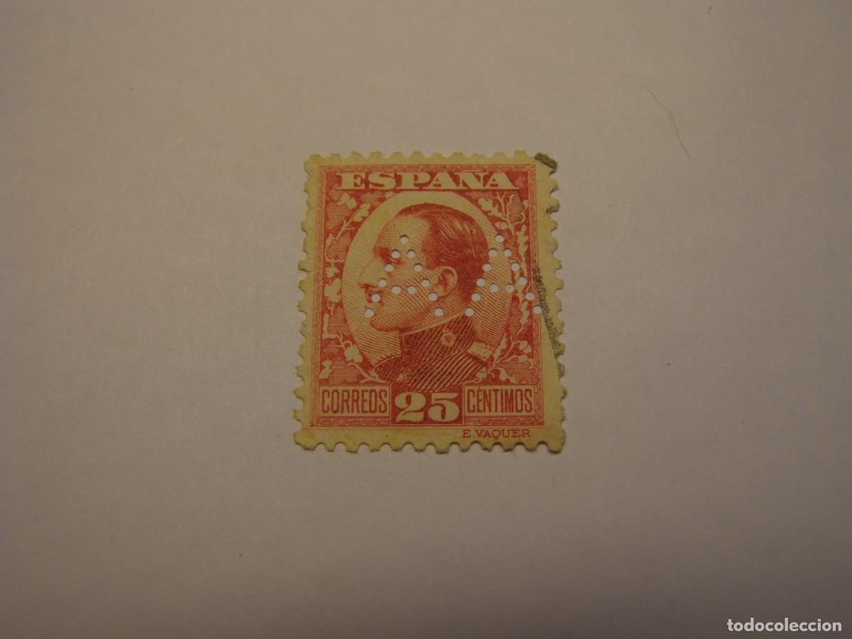 Sellos: Sello Espa&ntilde;a, Alfonso XIII, con perforaciones, A.A.