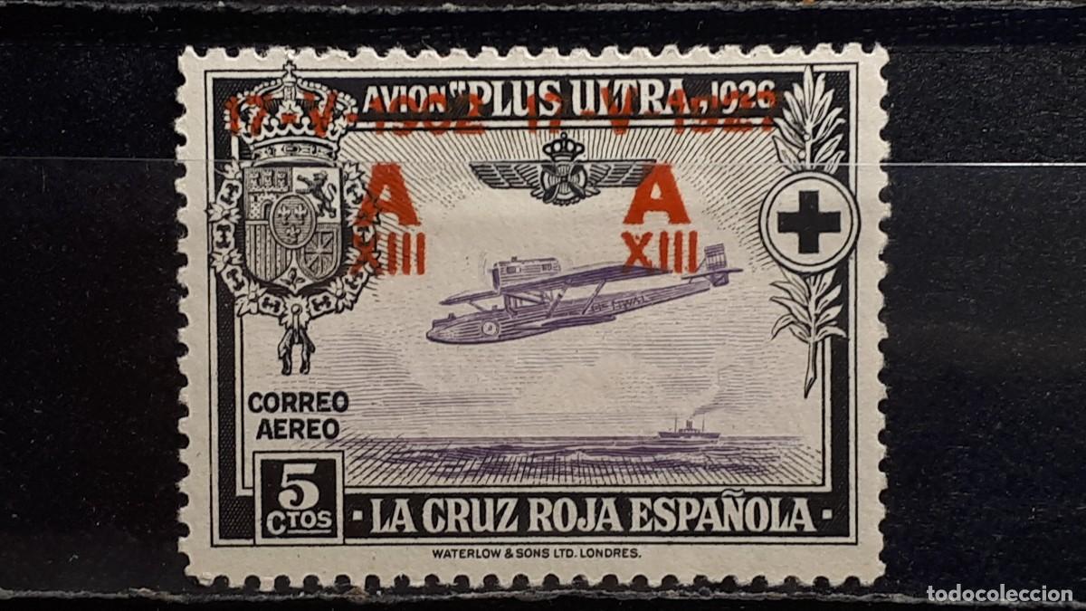 Sellos: ESPA&Ntilde;A. A&Ntilde;O 1927. *. EDIFIL 363