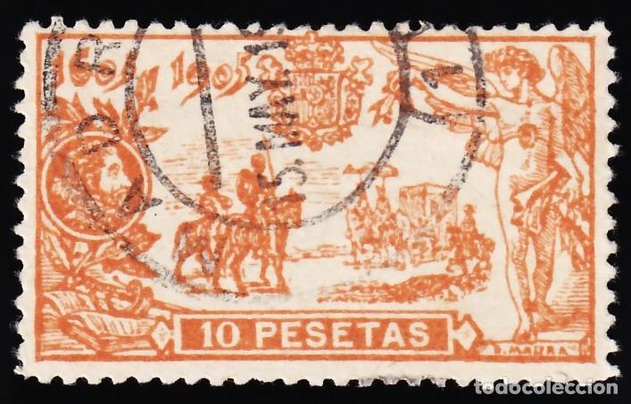 Briefmarken: ESPA&Ntilde;A, 1905 EDIFIL N&ordm; 266, 10 pts. Naranja.