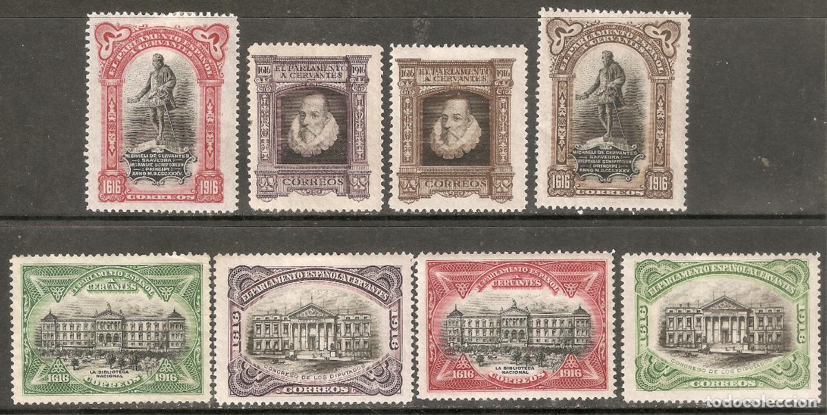 Timbres: 1916 CENTENARIO DE CERVANTES EDIFIL FR 11/FR 18*