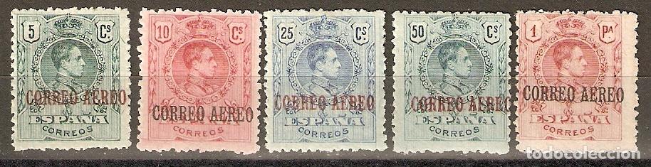 Francobolli: 1920 ALFONSO XIII HABILITADO EDIFIL 292/6* NUEVOS