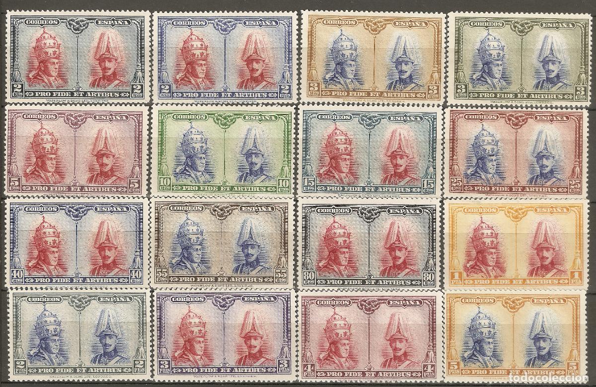 Stamps: 1928 CATACUMBAS PARA TOLEDO EDIFIL 402/417** SIN FIJASELLOS