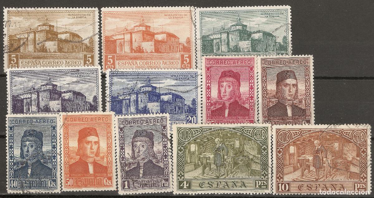 Stamps: 1930 DESCUBRIMIENTO DE AMERICA EDIFIL 547/558* CON FIJASELLOS