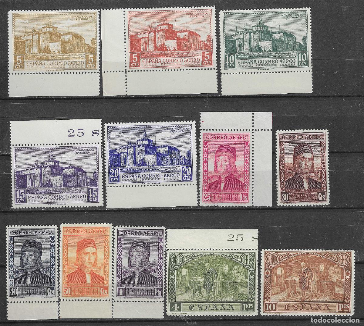 Timbres: 1930 DESCUBRIMIENTO DE AMERICA EDIFIL 547/558** SIN FIJASELLOS