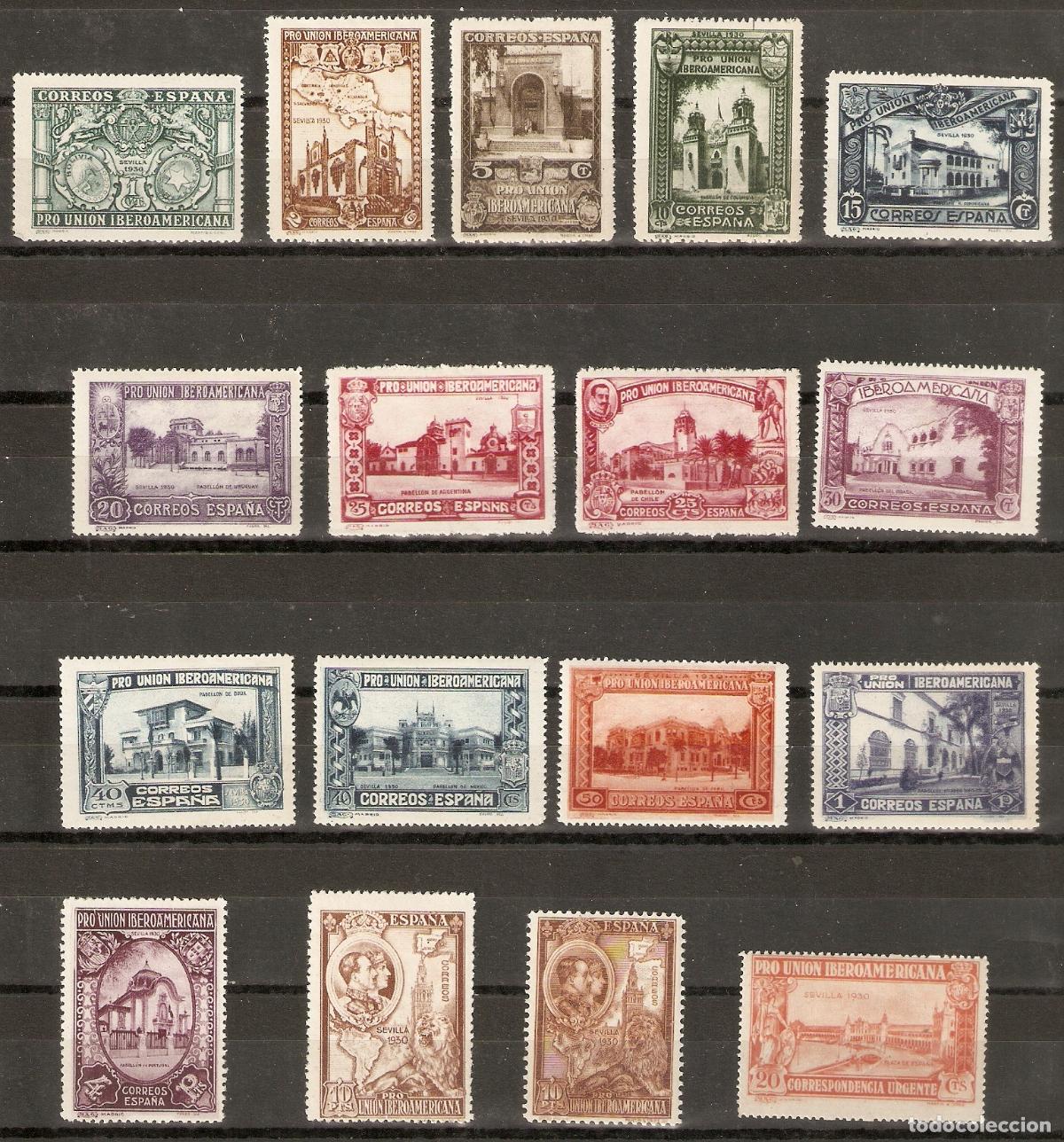 Francobolli: 1930 PRO UNION IBEROAMERICANA EDIFIL 566/2** SIN FIJASELLOS