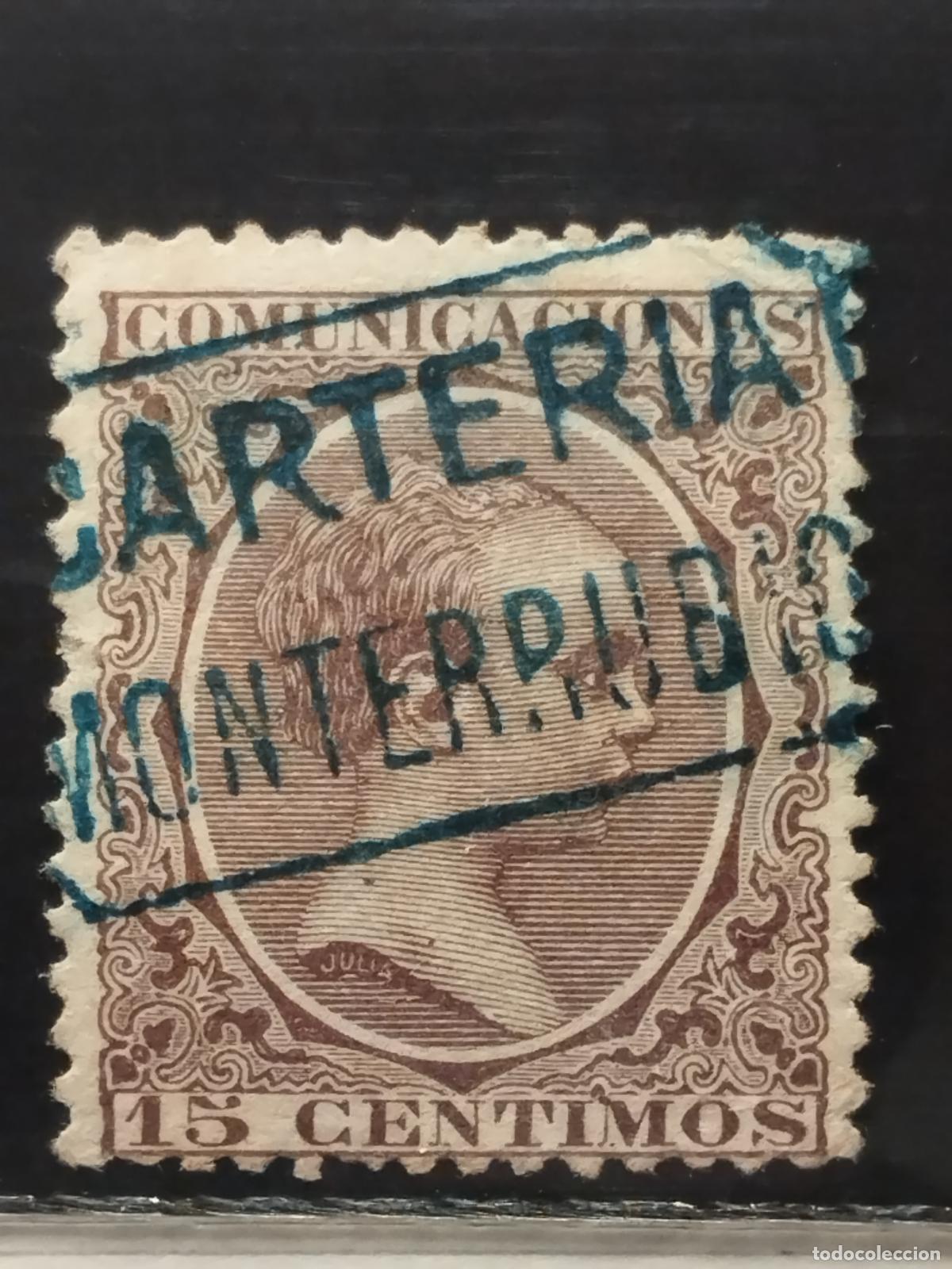 Stamps: JT - ESPA&Ntilde;A - EDIFIL 219. CARTERIA DE MONTERRUBIO. BADAJOZ. LUJO.