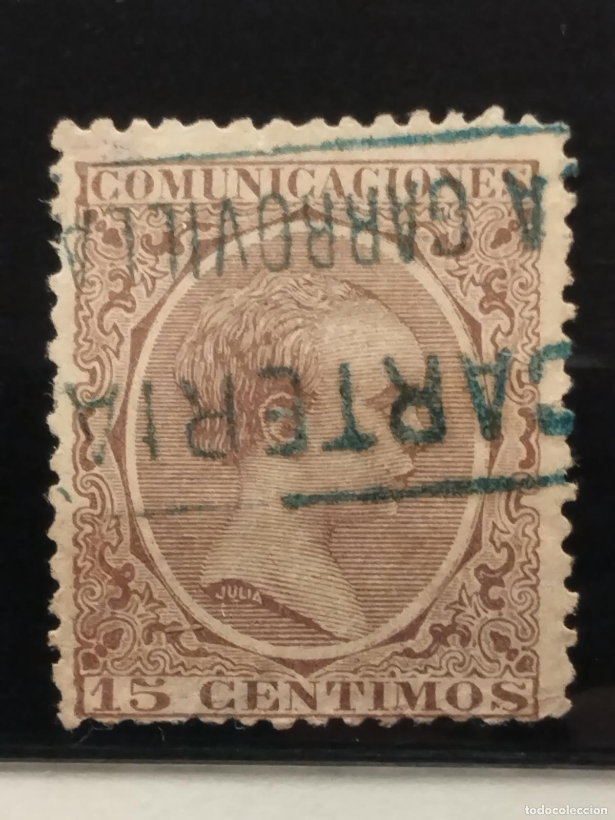 Stamps: JT - ESPA&Ntilde;A - EDIFIL 219. CARTERIA DE LA GARROVILLA. BADAJOZ. MUY BONITA.