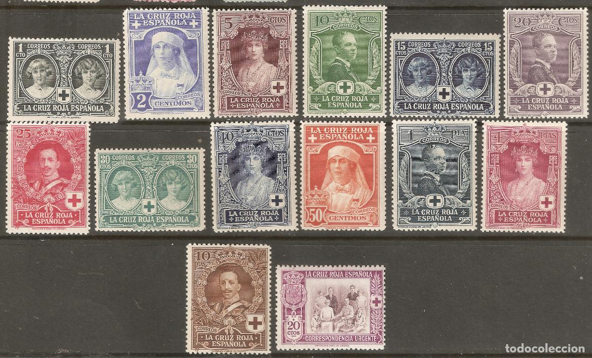 Briefmarken: 1926 CRUZ ROJA EDIFIL 325/338* SERIE COMPLETA NUEVA