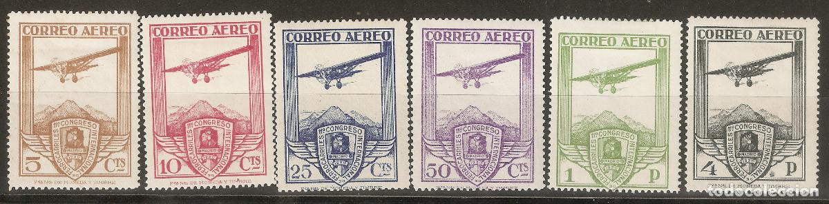 Briefmarken: 1930 CONGRESO FERROCARRILES EDIFIL 483/8** SIN FIJASELLOS VALOR 650 &euro;