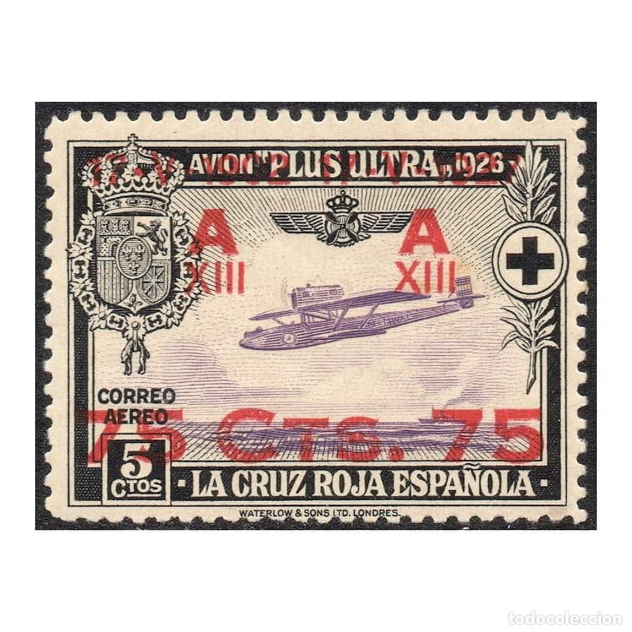 Sellos: Espa&ntilde;a 1927 [SLL] 25 aniversario Alfonso XIII. 75 cts (MH)