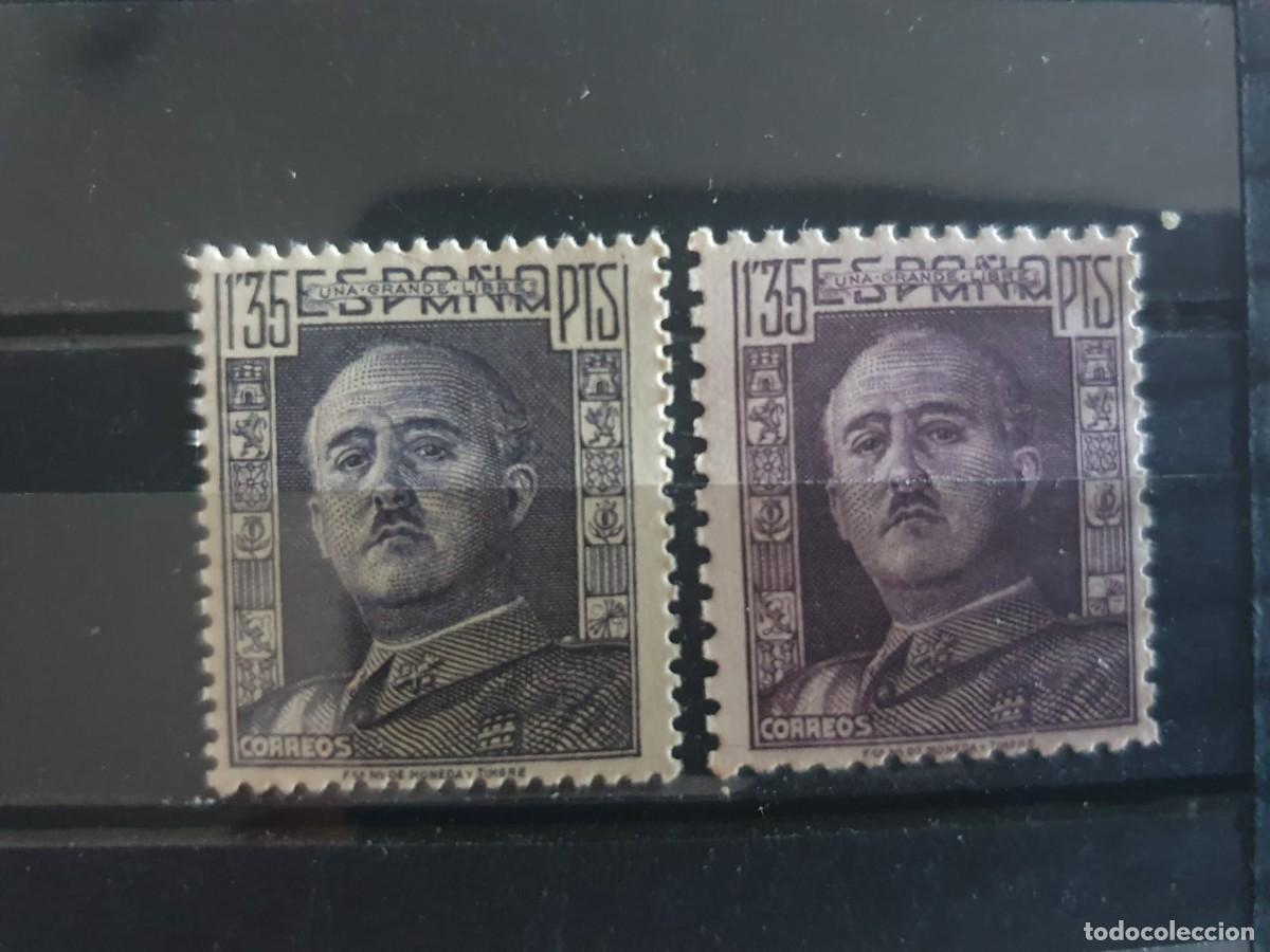 Stamps: EDIFIL 1001 ** + 1061 ** FRANCO 1,35 PESETAS ESPA&Ntilde;A 1949