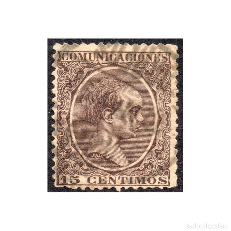 Sellos: Espa&ntilde;a 1889 [SLL] Alfonso XIII. 15 cts (U)