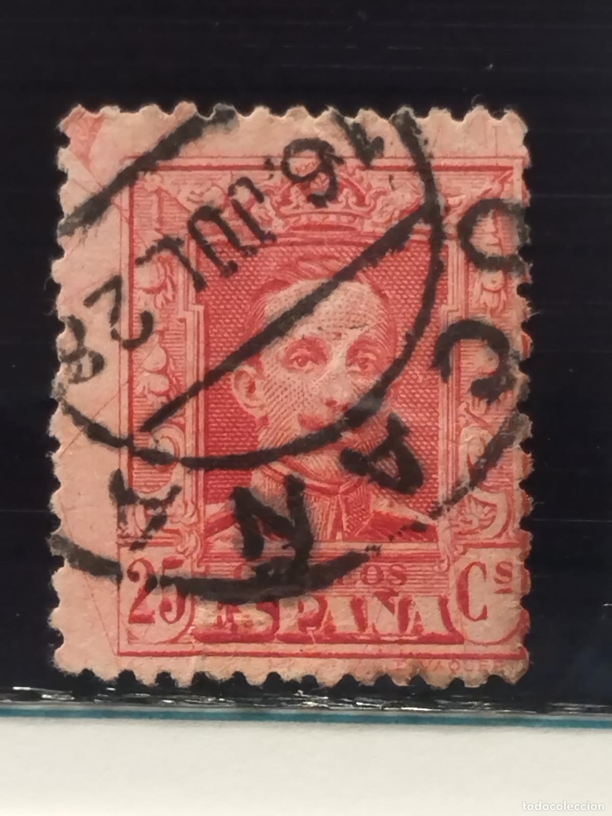 Francobolli: JT - ESPA&Ntilde;A - EDIFIL 317. FECHADOR NEGRO DE OCA&Ntilde;A. TOLEDO. MUY BONITO