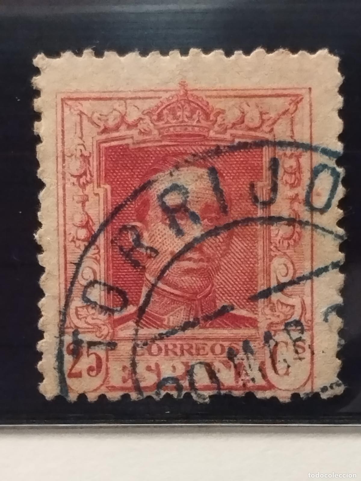 Francobolli: JT - ESPA&Ntilde;A - EDIFIL 317. FECHADOR AZUL DE TORRIJOS. TOLEDO. MUY BONITO Y MUY RARO