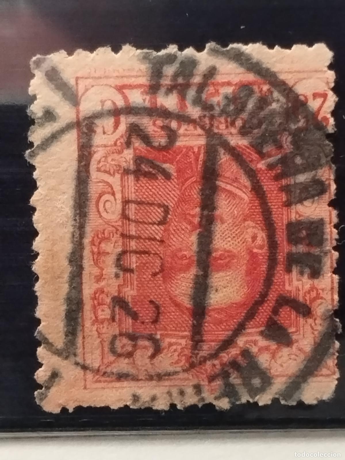 Sellos: JT - ESPA&Ntilde;A - EDIFIL 317. FECHADOR NEGRO DE TALAVERA DE LA REINA. TOLEDO. MUY BONITO